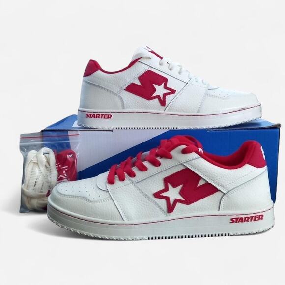 Starter LFS 1971 Low Off White and Red - size 11 M / 12.5 W US / 44 EU - Picture 1 of 8
